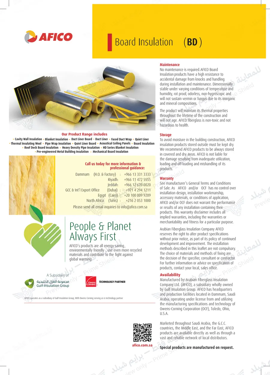 الصفحة 11 من 11 — Board Insulation — النشرة الرسمية (EN)