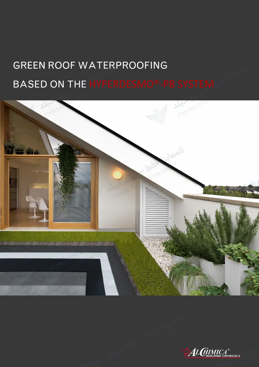 الصفحة 10 من 50 — Hyperdesmo PB Green Roof Method Statement — النشرة الرسمية (EN)