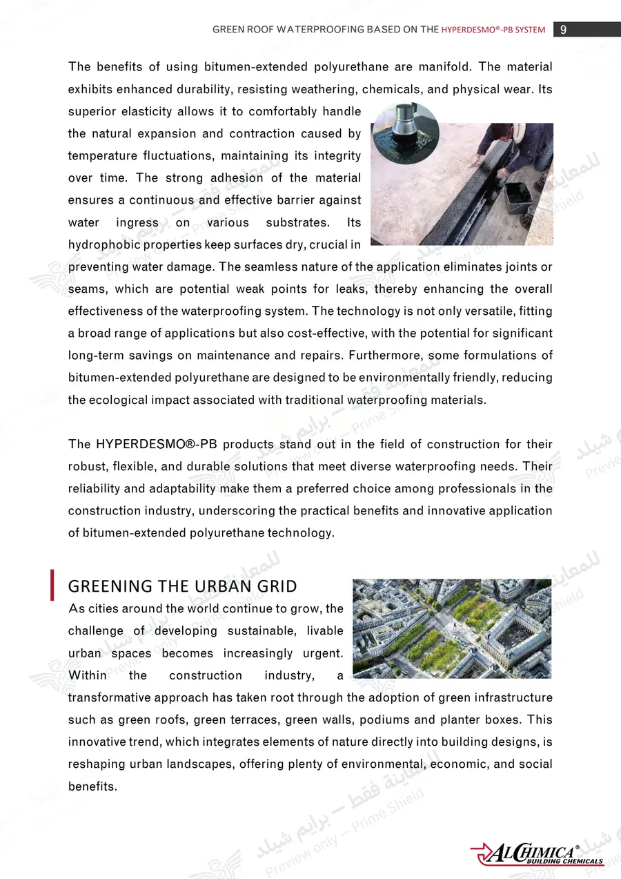 الصفحة 18 من 50 — Hyperdesmo PB Green Roof Method Statement — النشرة الرسمية (EN)