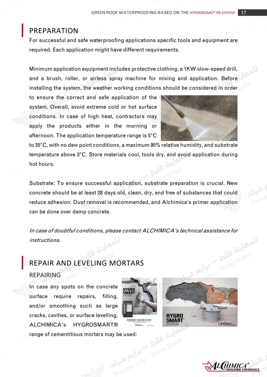 الصفحة 26 من 50 — Hyperdesmo PB Green Roof Method Statement — النشرة الرسمية (EN)