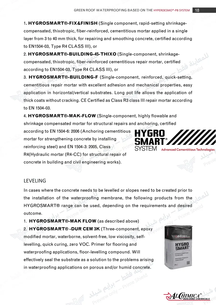 الصفحة 27 من 50 — Hyperdesmo PB Green Roof Method Statement — النشرة الرسمية (EN)