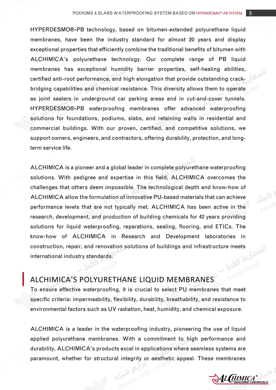 Page 16 of 62 — Hyperdesmo PB Podium Slabs Method Statement — Official sheet (EN)
