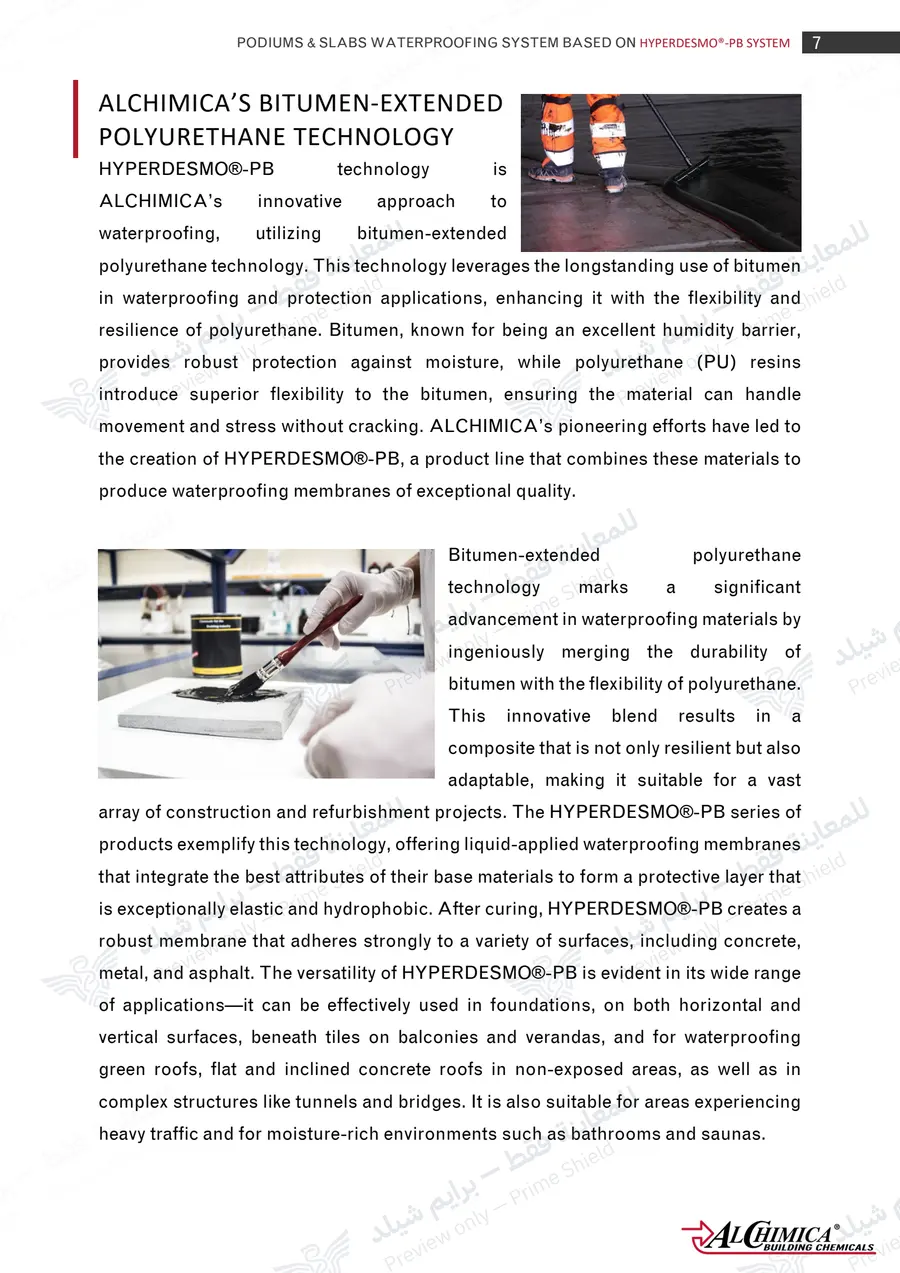 Page 18 of 62 — Hyperdesmo PB Podium Slabs Method Statement — Official sheet (EN)