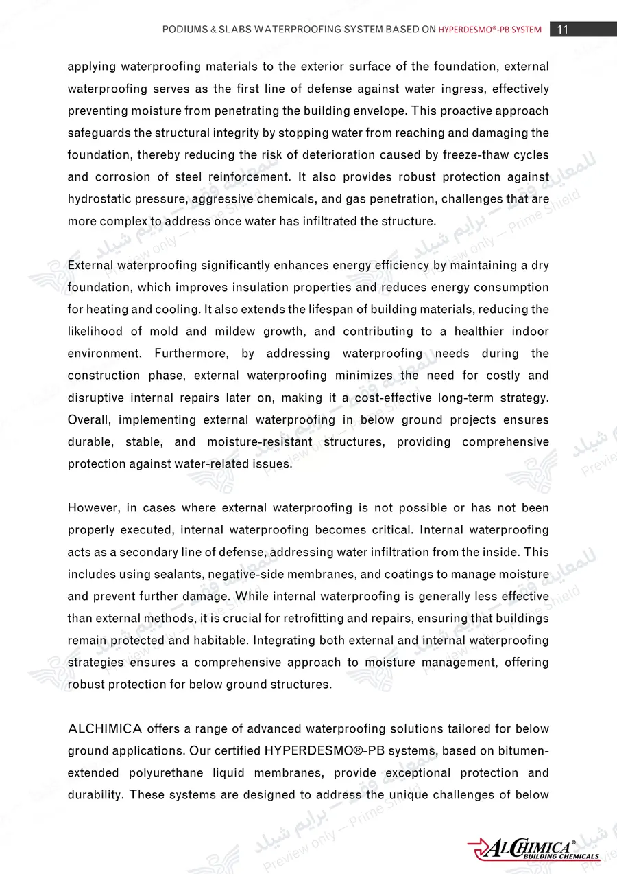 Page 22 of 62 — Hyperdesmo PB Podium Slabs Method Statement — Official sheet (EN)