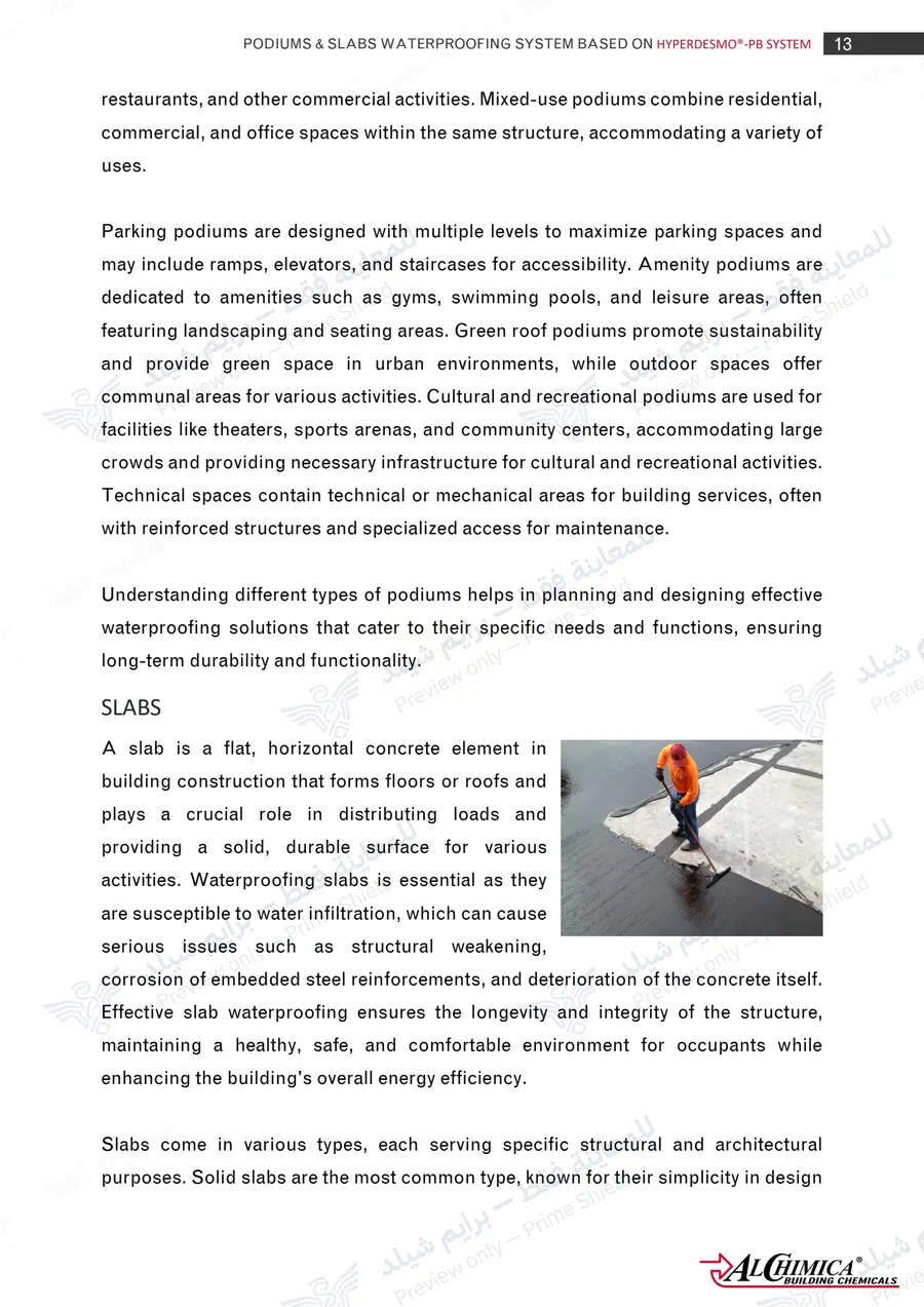 Page 24 of 62 — Hyperdesmo PB Podium Slabs Method Statement — Official sheet (EN)