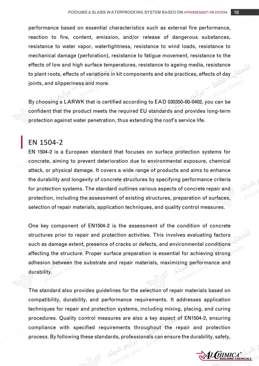 Page 27 of 62 — Hyperdesmo PB Podium Slabs Method Statement — Official sheet (EN)