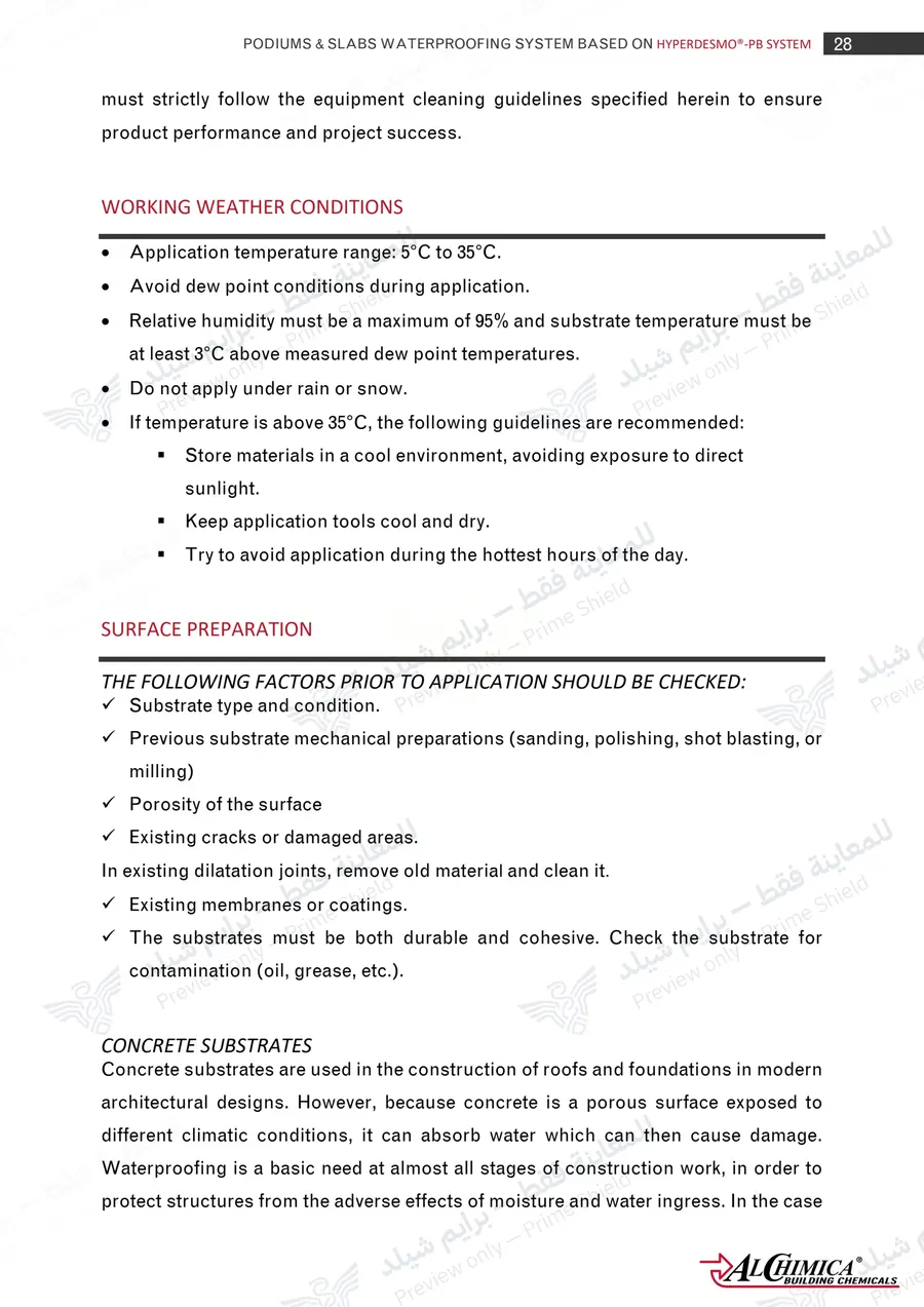 Page 39 of 62 — Hyperdesmo PB Podium Slabs Method Statement — Official sheet (EN)
