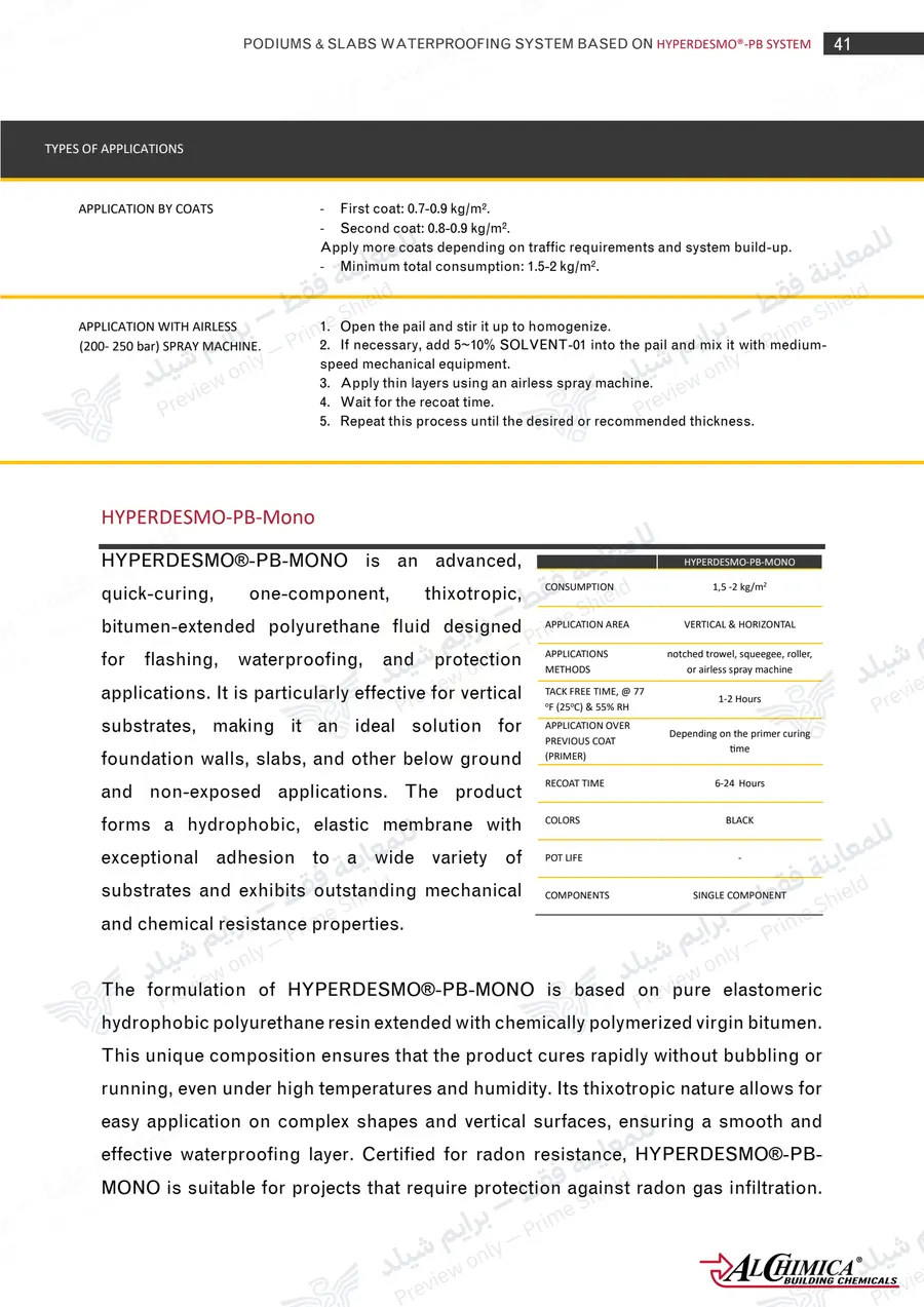 Page 52 of 62 — Hyperdesmo PB Podium Slabs Method Statement — Official sheet (EN)