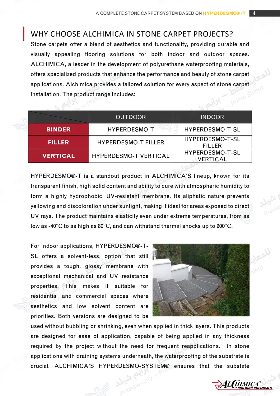 Page 15 of 74 — Hyperdesmo T Stone Carpet Method Statement — Official sheet (EN)