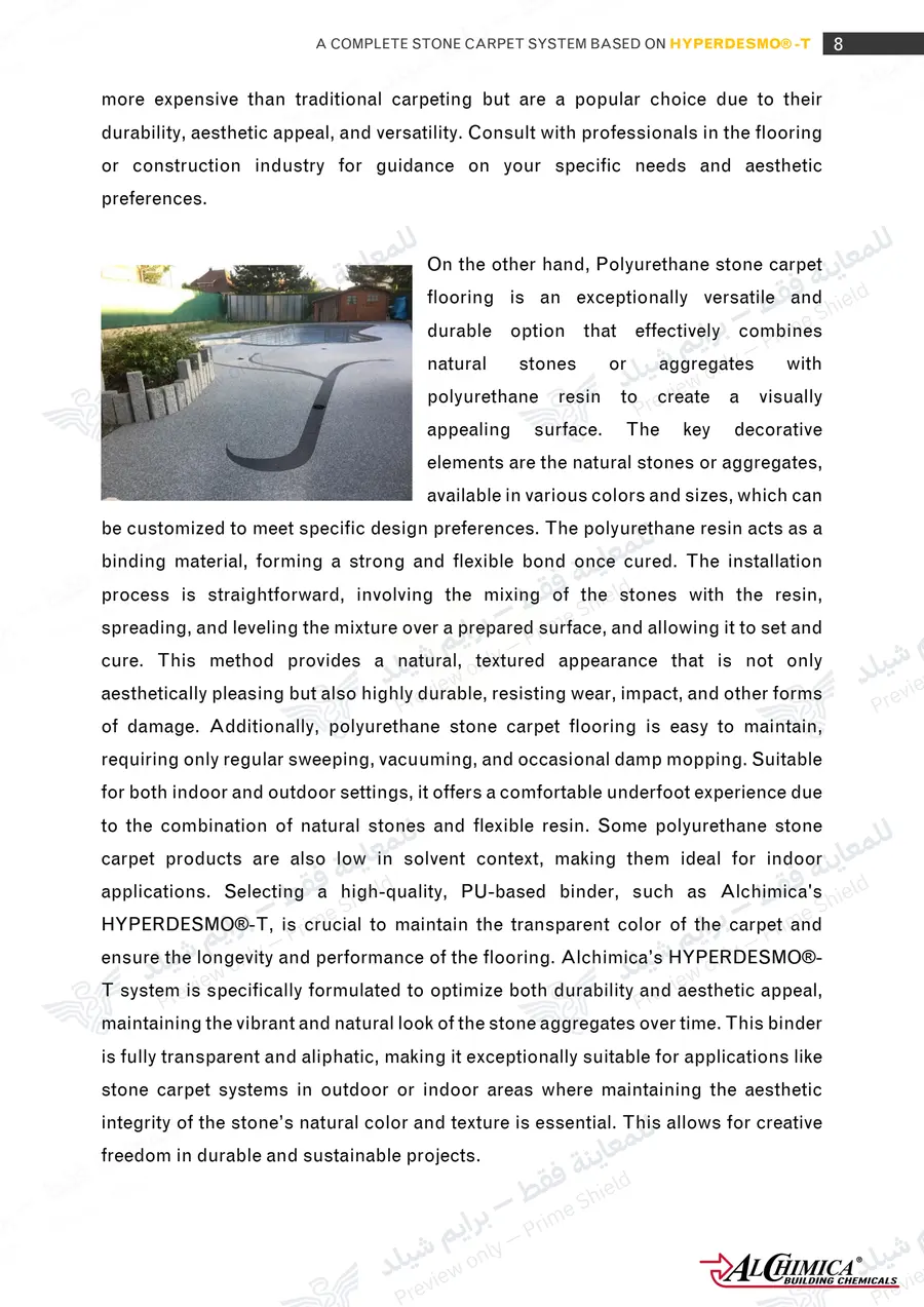Page 19 of 74 — Hyperdesmo T Stone Carpet Method Statement — Official sheet (EN)