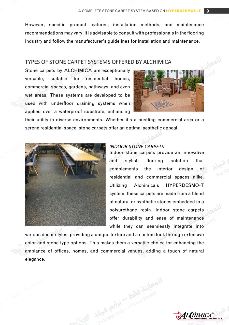 Page 20 of 74 — Hyperdesmo T Stone Carpet Method Statement — Official sheet (EN)