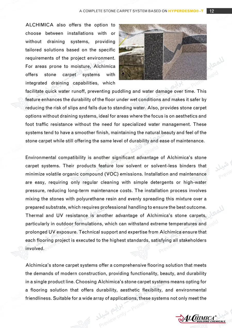 Page 23 of 74 — Hyperdesmo T Stone Carpet Method Statement — Official sheet (EN)