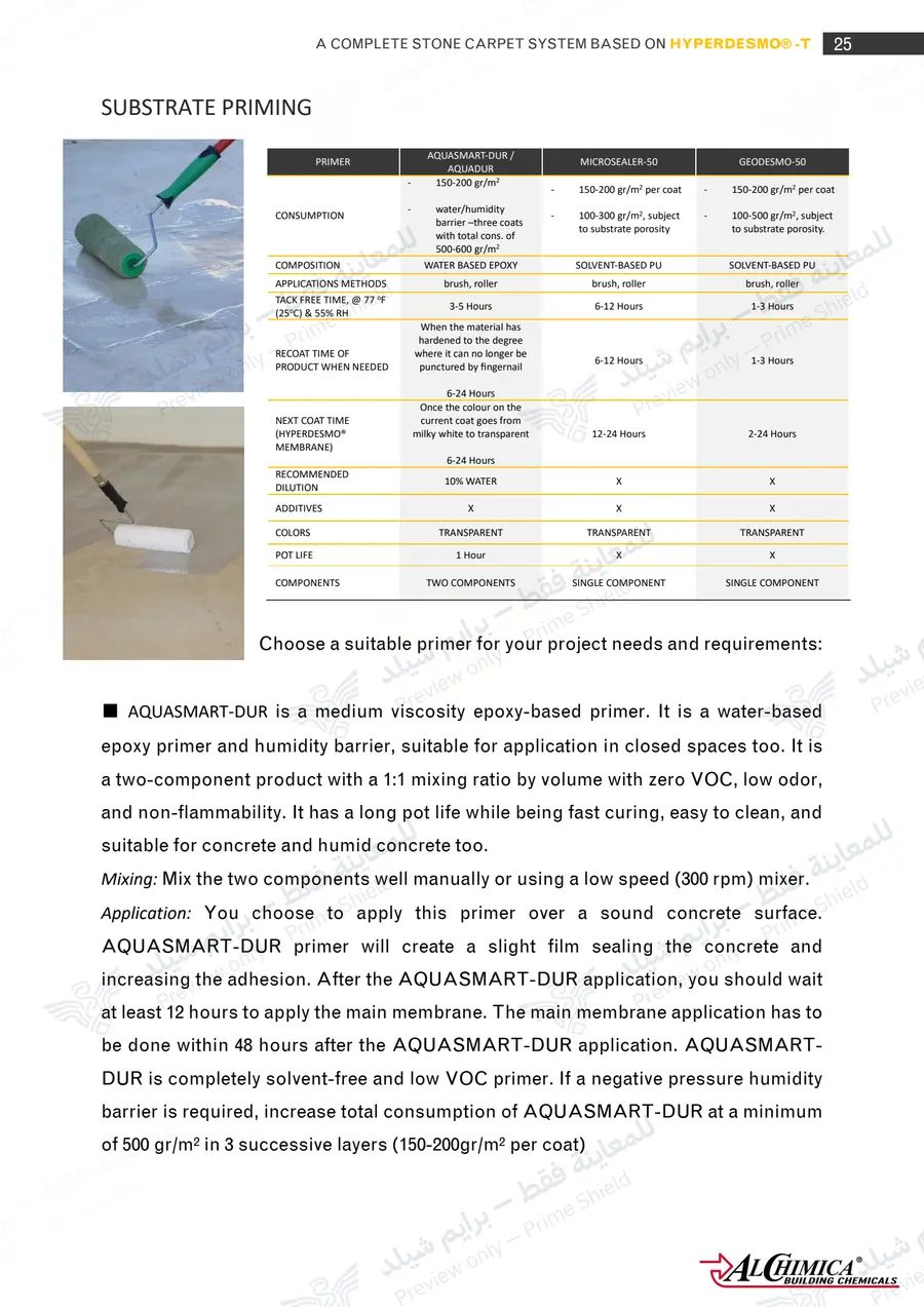Page 36 of 74 — Hyperdesmo T Stone Carpet Method Statement — Official sheet (EN)