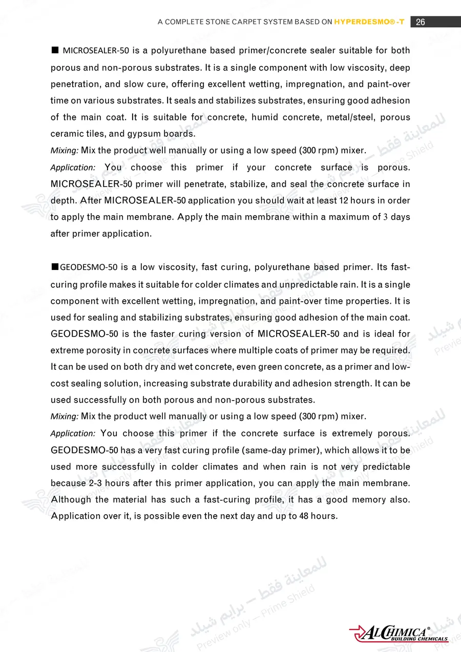 Page 37 of 74 — Hyperdesmo T Stone Carpet Method Statement — Official sheet (EN)