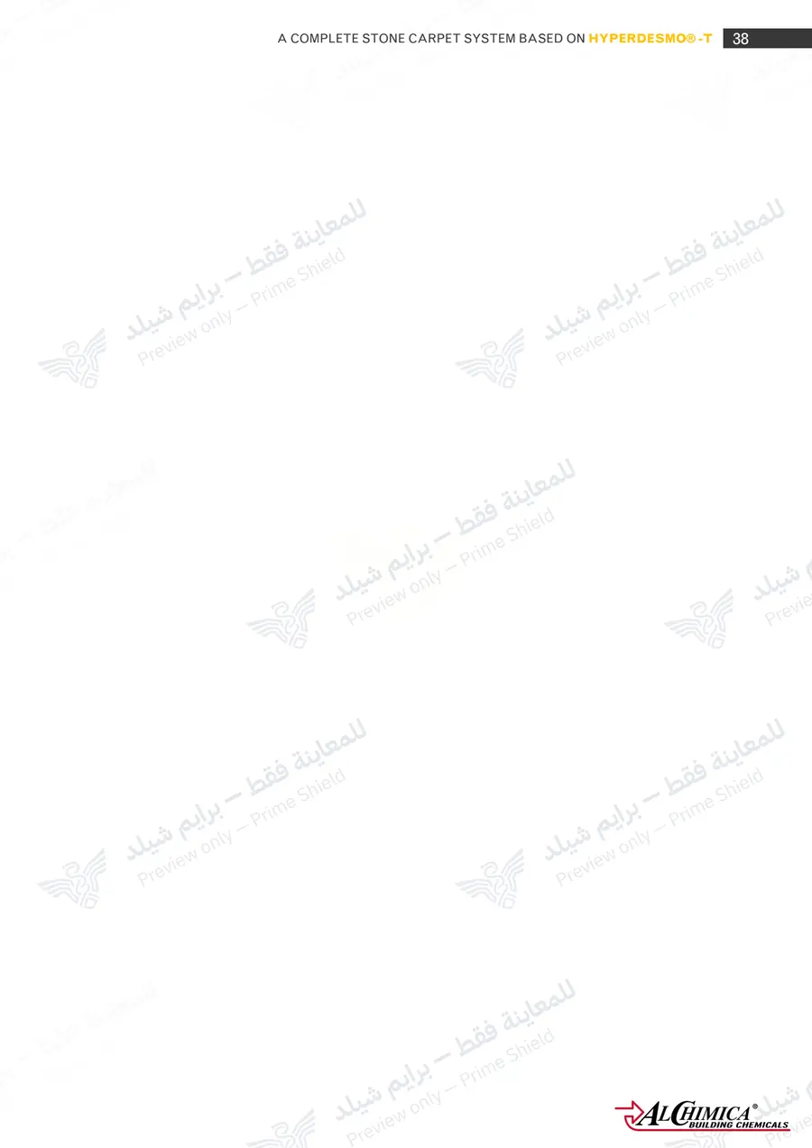 Page 49 of 74 — Hyperdesmo T Stone Carpet Method Statement — Official sheet (EN)