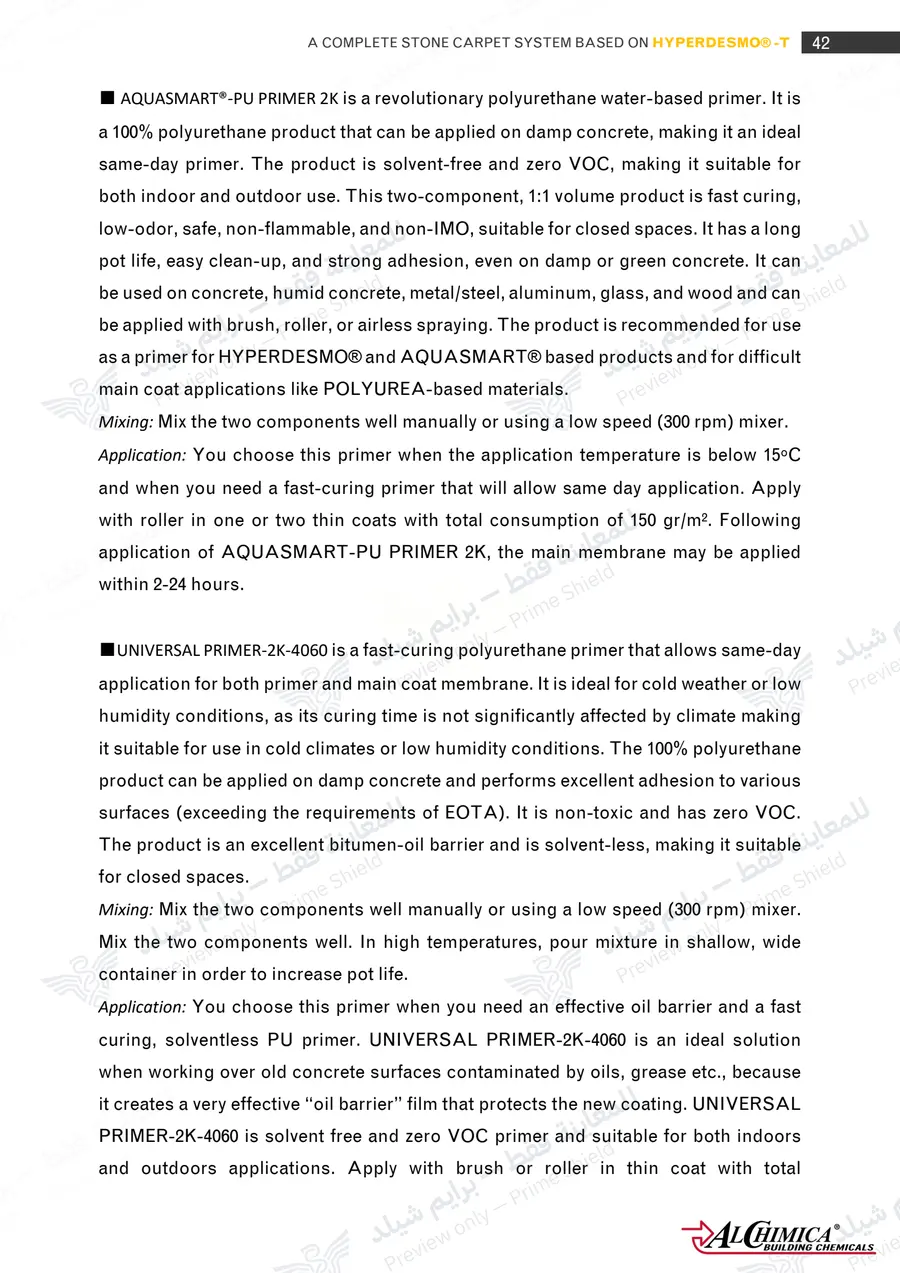 Page 53 of 74 — Hyperdesmo T Stone Carpet Method Statement — Official sheet (EN)