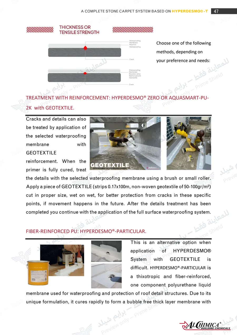 Page 58 of 74 — Hyperdesmo T Stone Carpet Method Statement — Official sheet (EN)