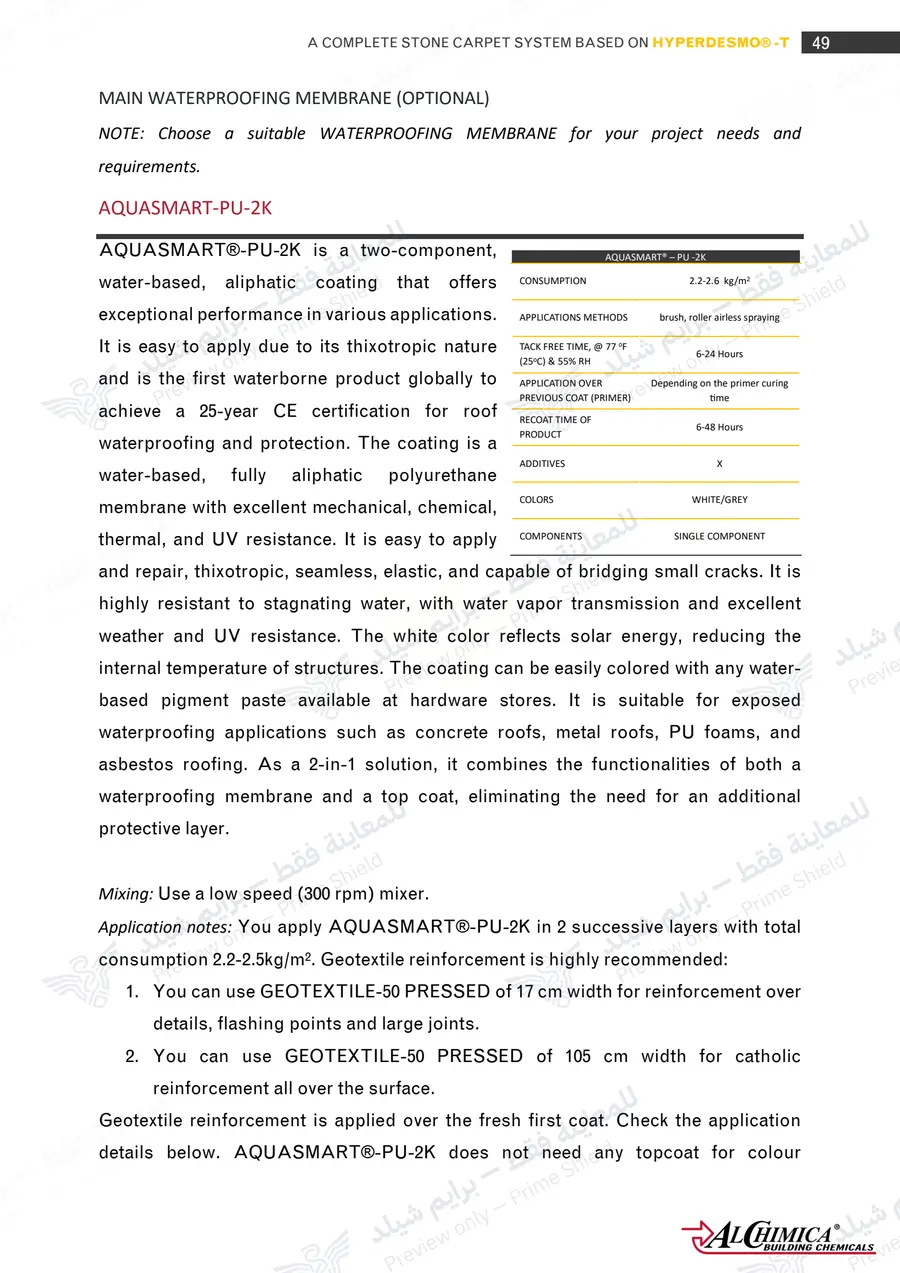 Page 60 of 74 — Hyperdesmo T Stone Carpet Method Statement — Official sheet (EN)