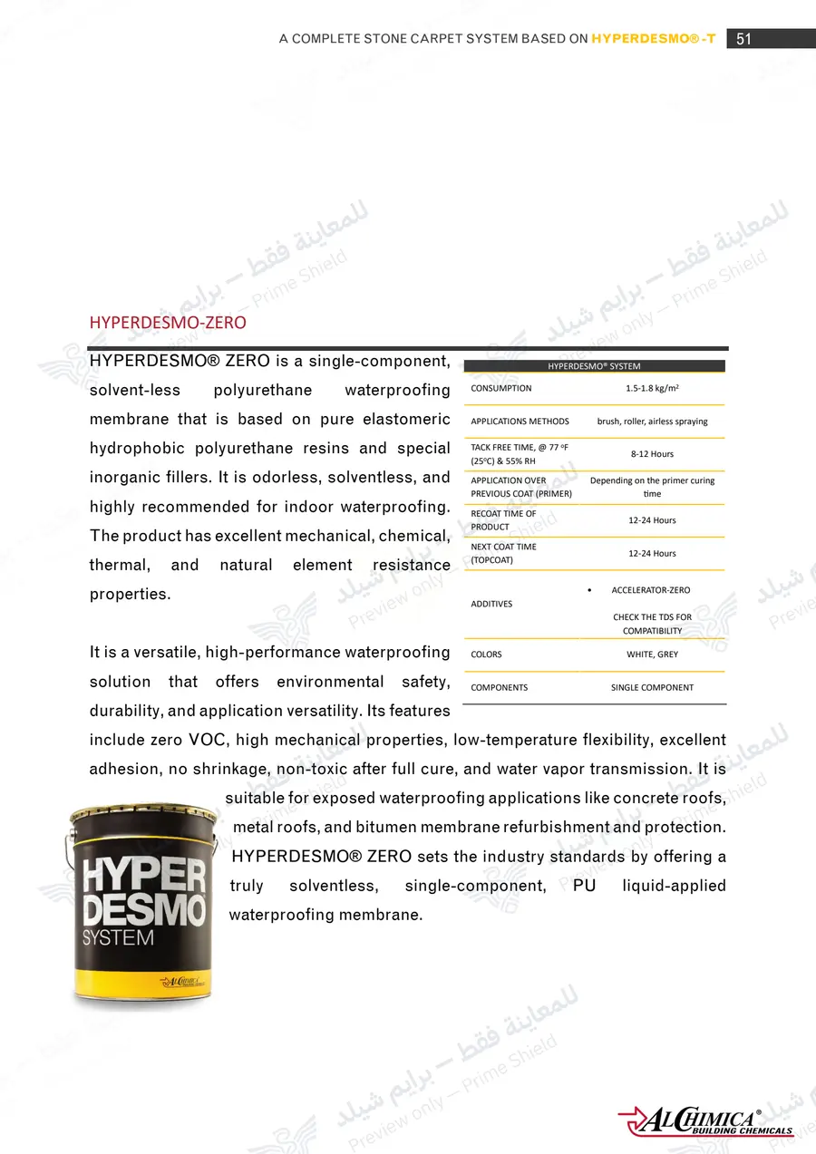 Page 62 of 74 — Hyperdesmo T Stone Carpet Method Statement — Official sheet (EN)