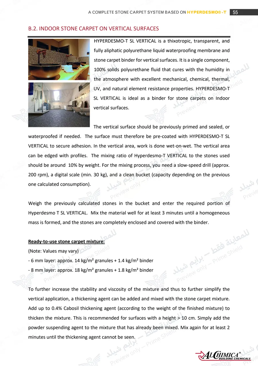 Page 66 of 74 — Hyperdesmo T Stone Carpet Method Statement — Official sheet (EN)