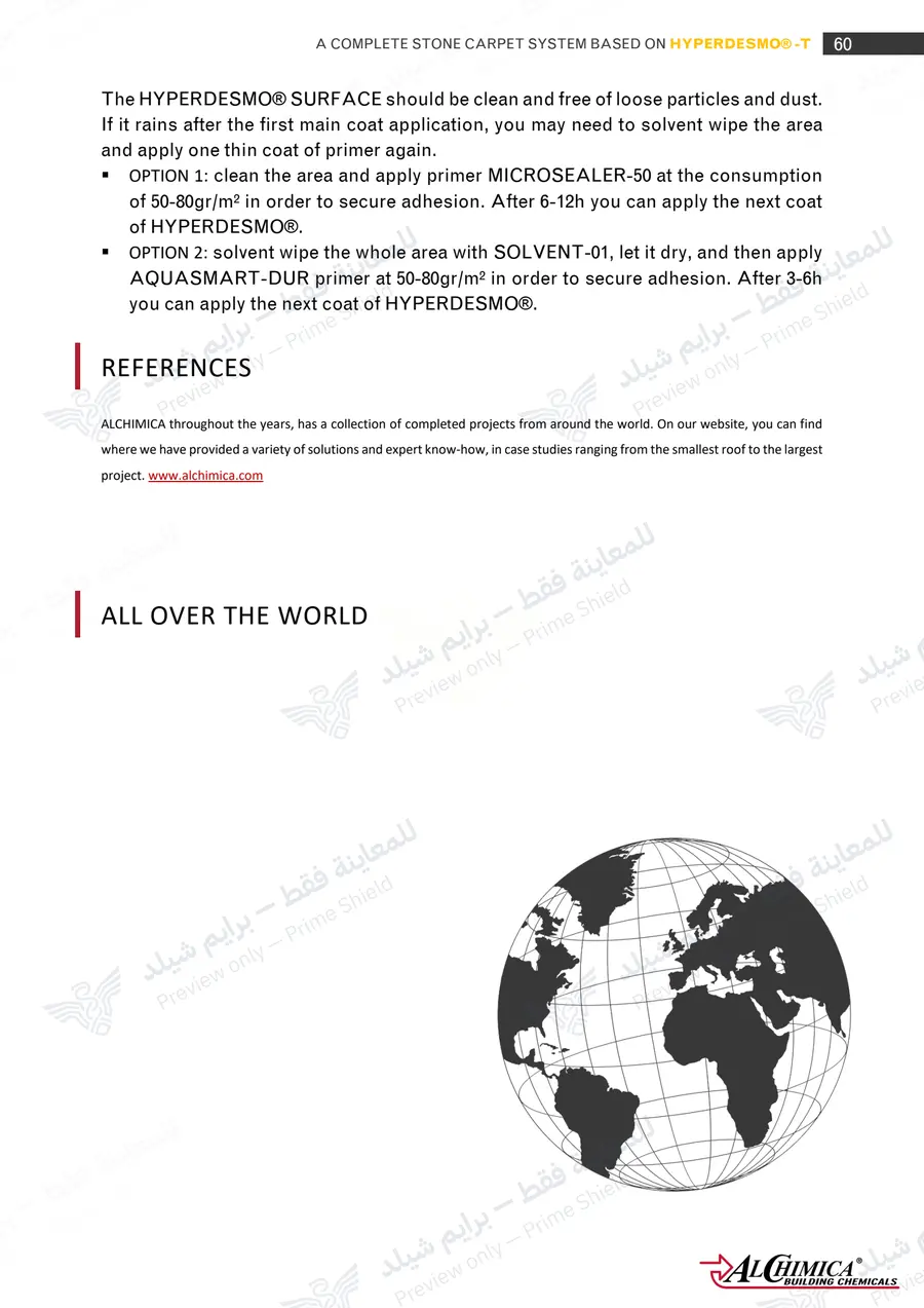 Page 71 of 74 — Hyperdesmo T Stone Carpet Method Statement — Official sheet (EN)