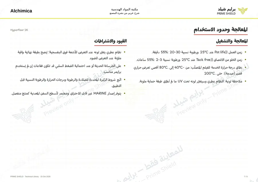 الصفحة 7 من 12 — Hyperfloor 2K — الشرح العربي