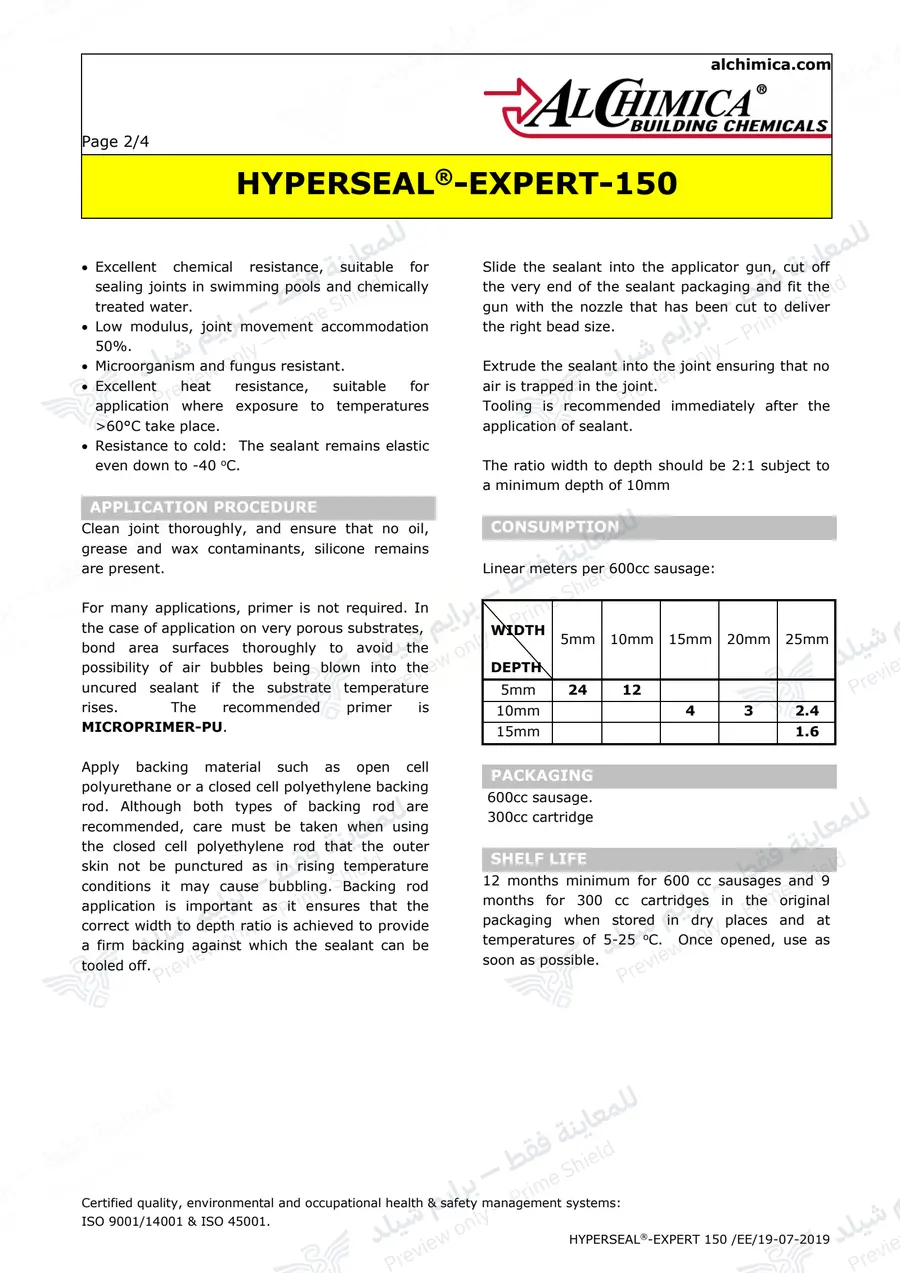 Page 11 of 13 — Hyperseal Expert 150 — Official sheet (EN)