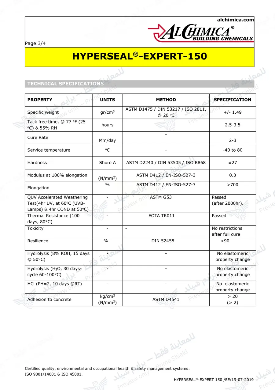Page 12 of 13 — Hyperseal Expert 150 — Official sheet (EN)
