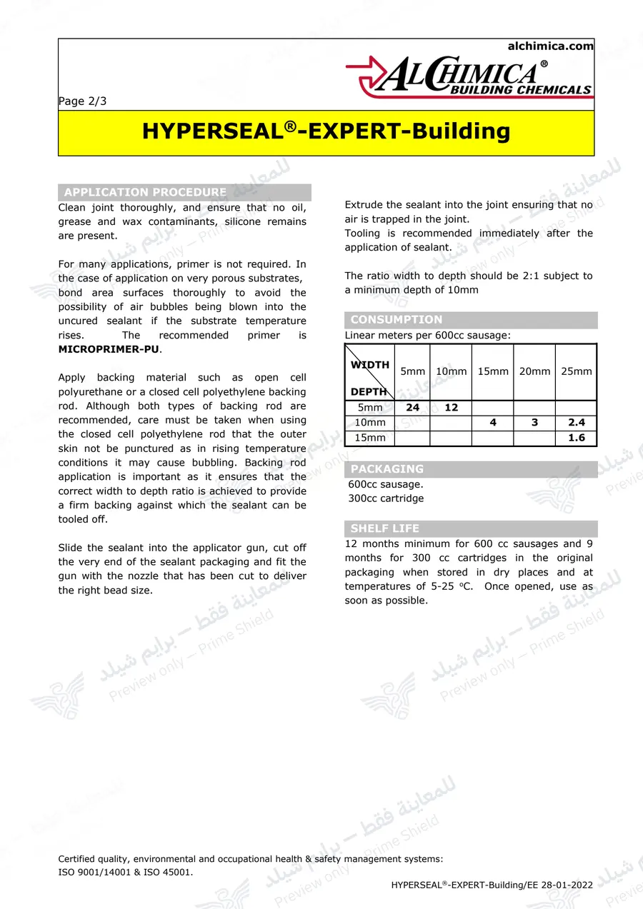 Page 11 of 12 — Hyperseal Expert Building — Official sheet (EN)