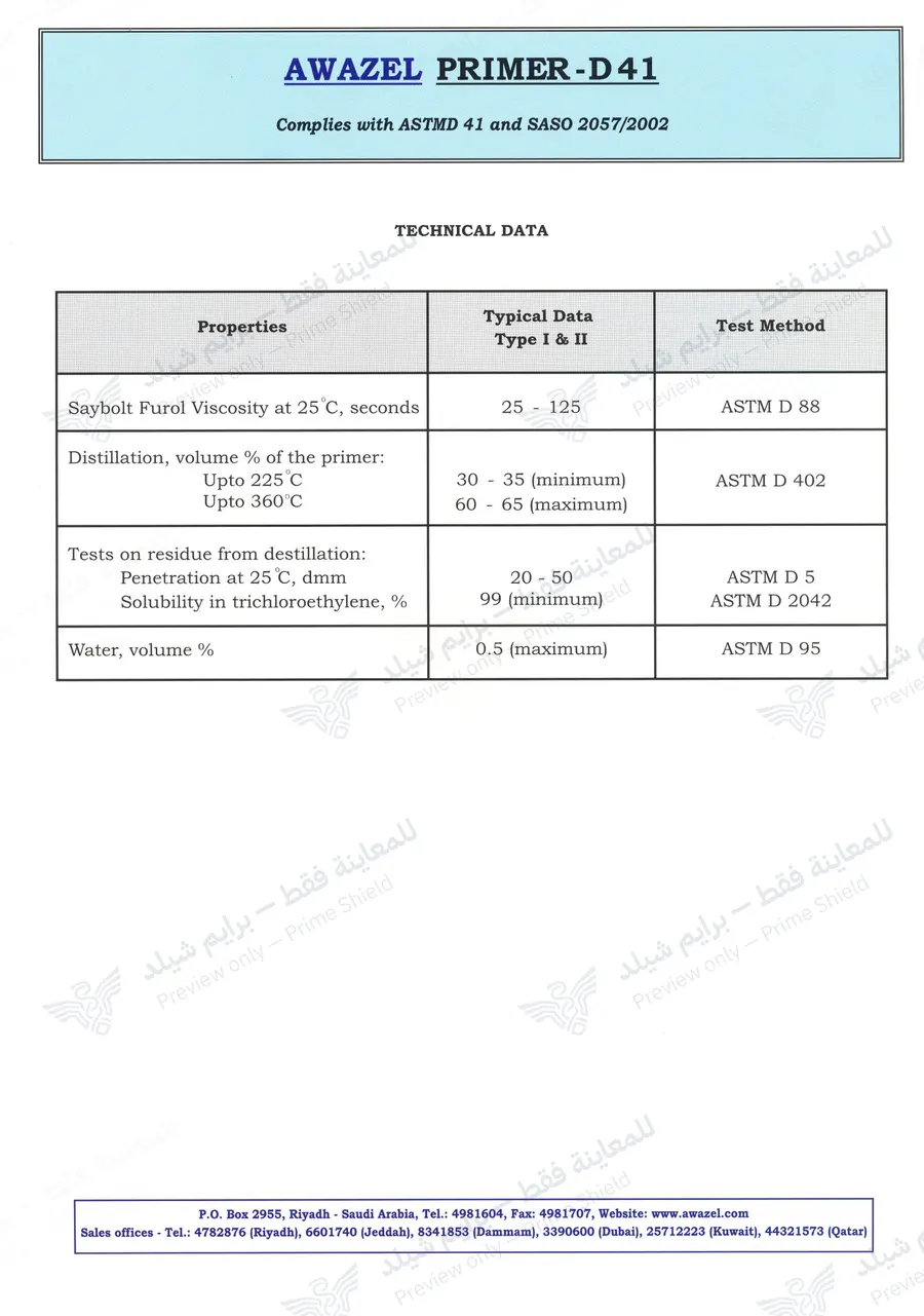 الصفحة 10 من 10 — Primer D41 — النشرة الرسمية (EN)