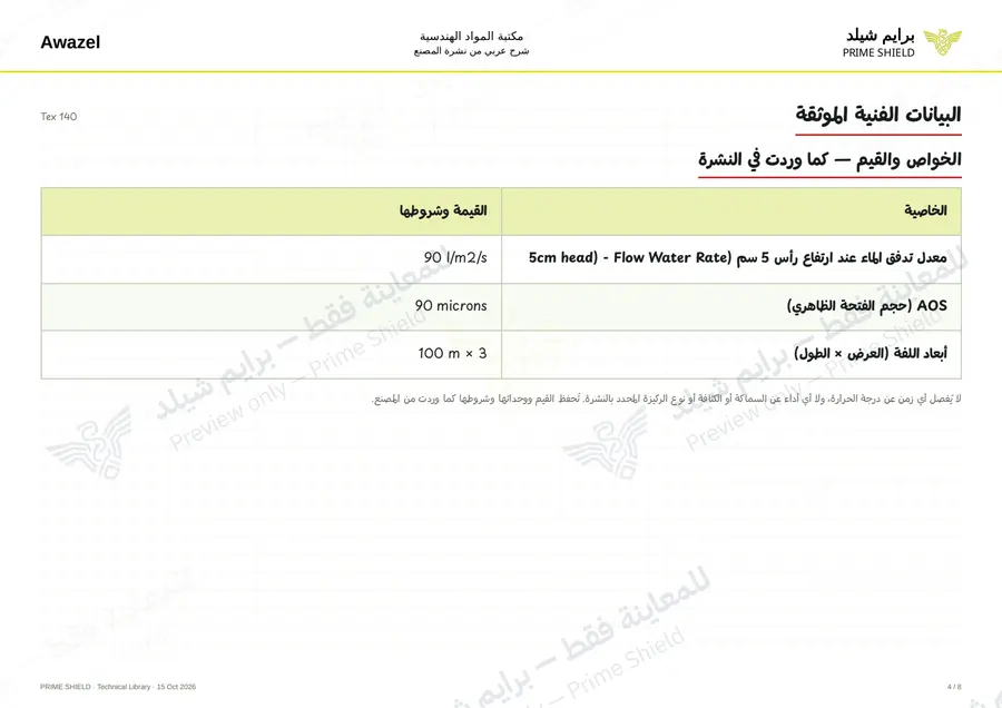 الصفحة 4 من 10 — Tex 140 — الشرح العربي