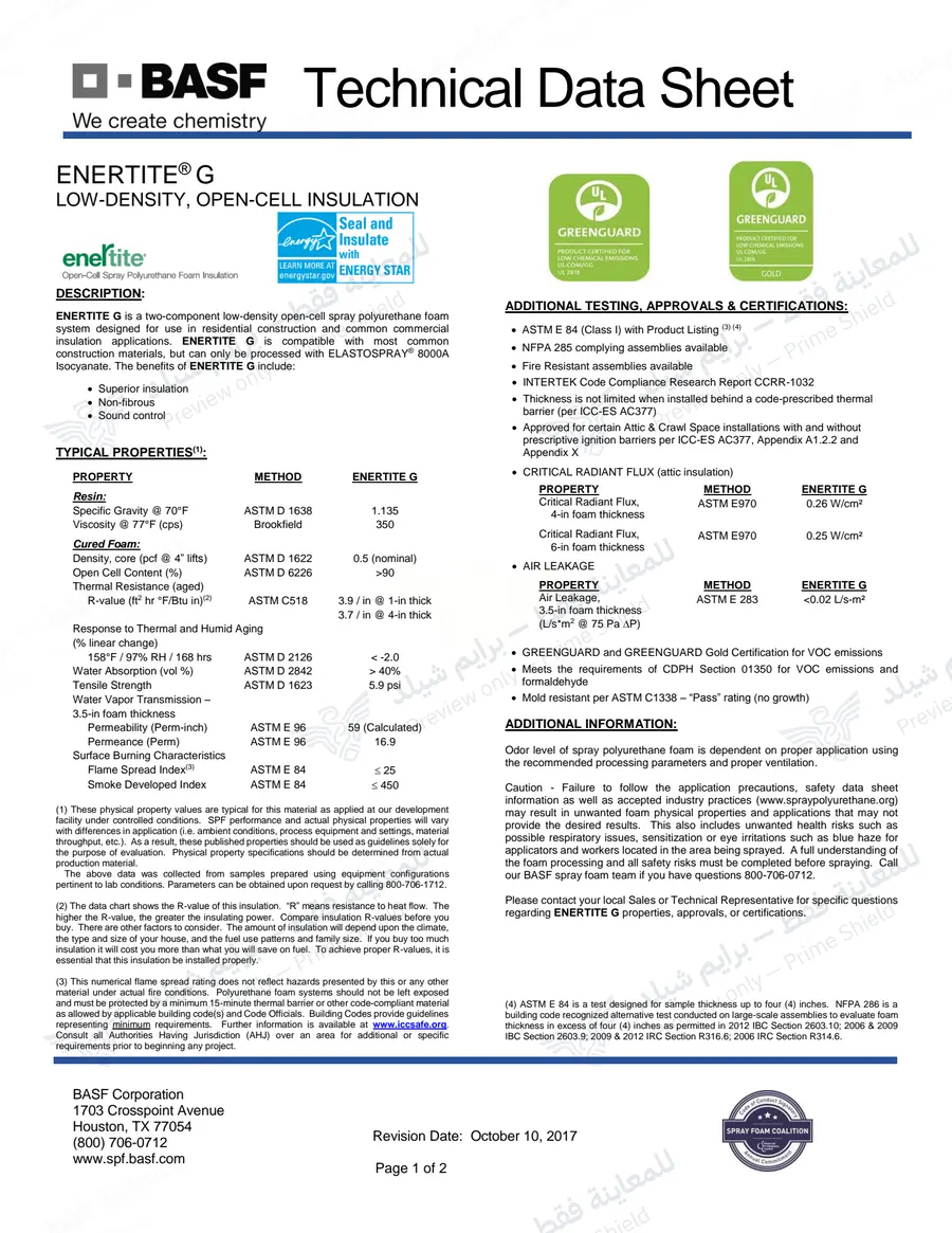 الصفحة 9 من 10 — Enertite G — النشرة الرسمية (EN)