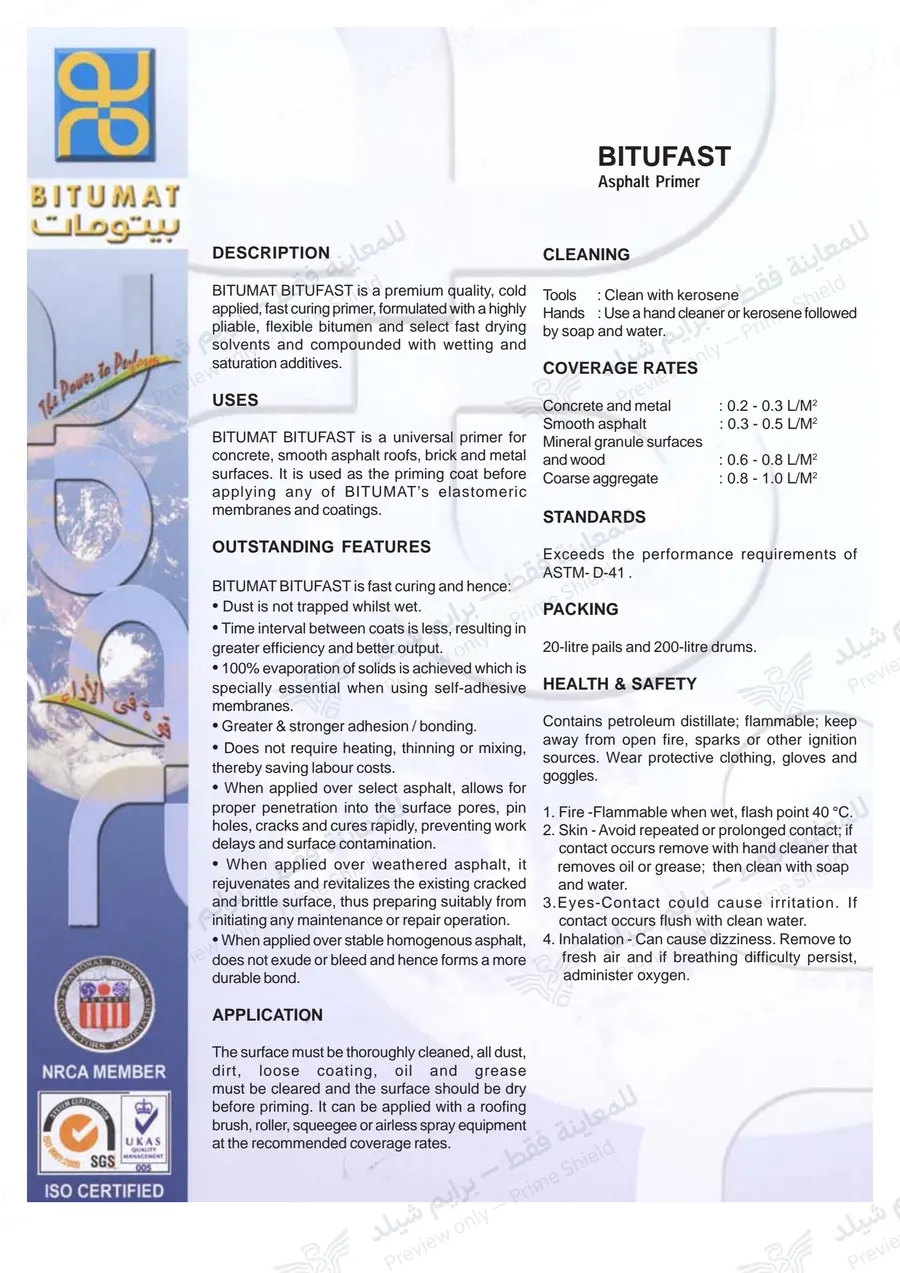 Page 9 of 10 — Bitufast — Official sheet (EN)