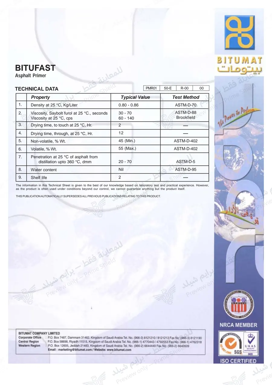 Page 10 of 10 — Bitufast — Official sheet (EN)