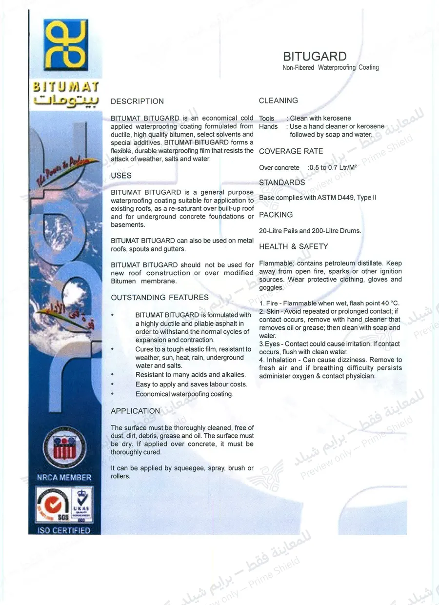 Page 10 of 11 — Bitugard — Official sheet (EN)