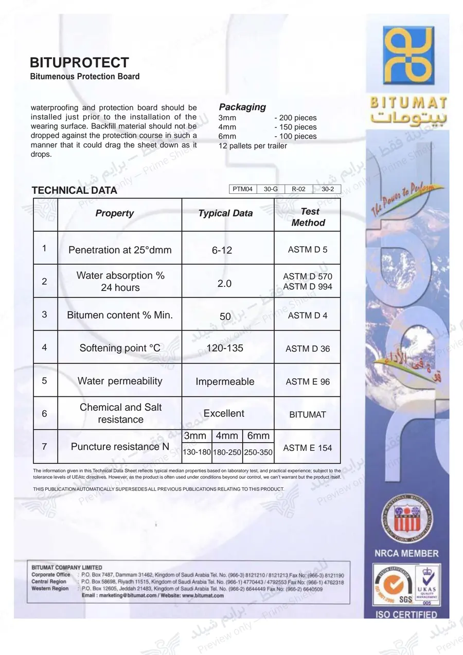 Page 10 of 10 — Bituprotect — Official sheet (EN)