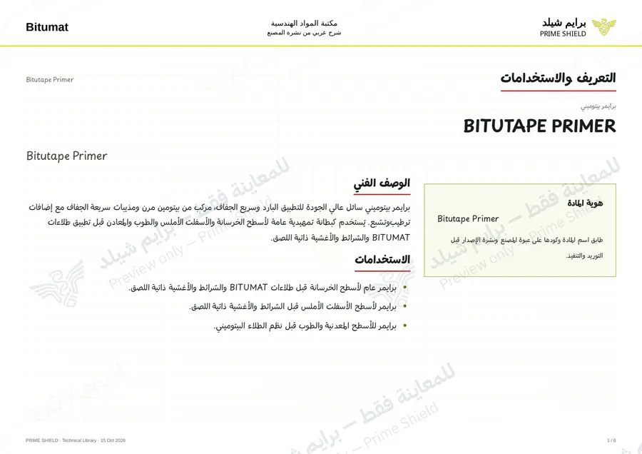 الصفحة 1 من 10 — Bitutape Primer — الشرح العربي