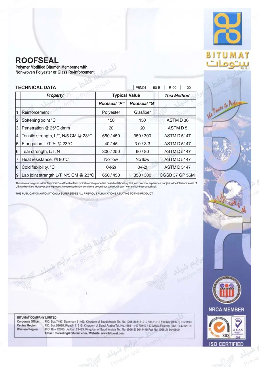Page 10 of 10 — Roofseal — Official sheet (EN)