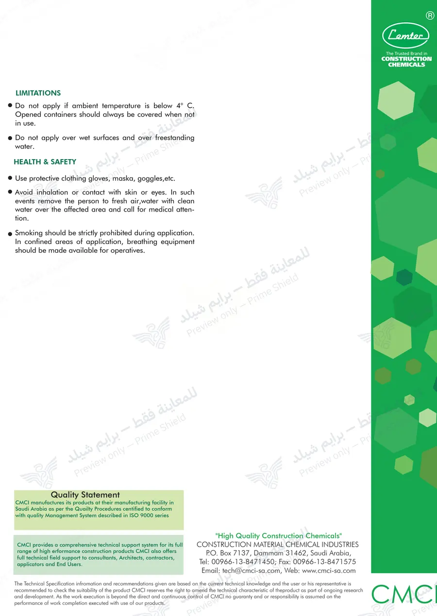 Page 12 of 12 — AQUA SEAL — Official sheet (EN)