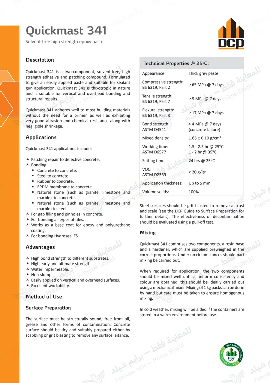 Page 10 of 11 — Quickmast 341 — Official sheet (EN)