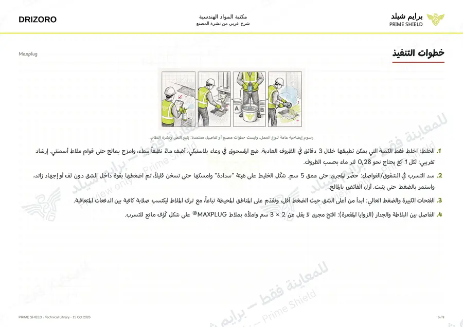 الصفحة 6 من 13 — Maxplug — الشرح العربي