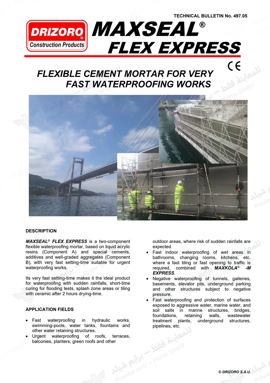 Page 11 of 14 — Maxseal Flex Express — Official sheet (EN)