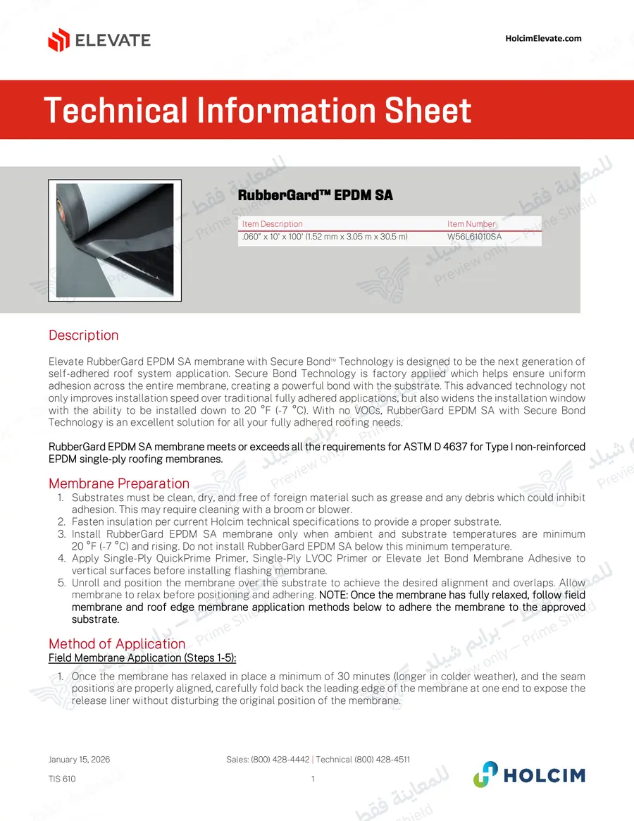 Page 11 of 14 — RubberGard EPDM SA — Official sheet (EN)