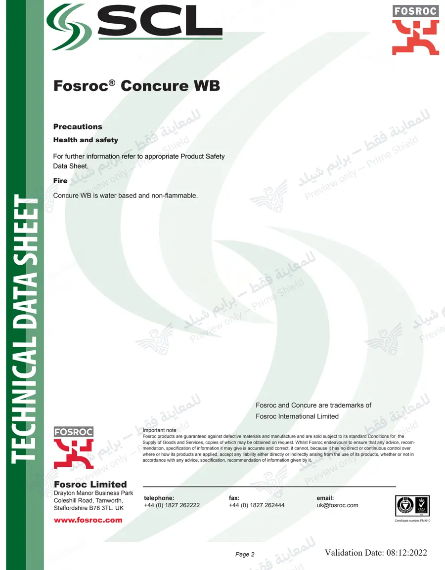 Page 10 of 10 — Concure WB — Official sheet (EN)