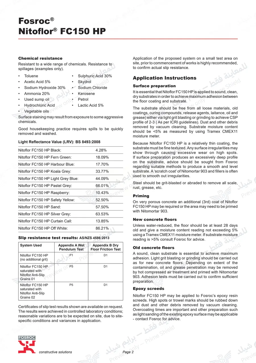 Page 13 of 15 — Nitoflor FC150 — Official sheet (EN)