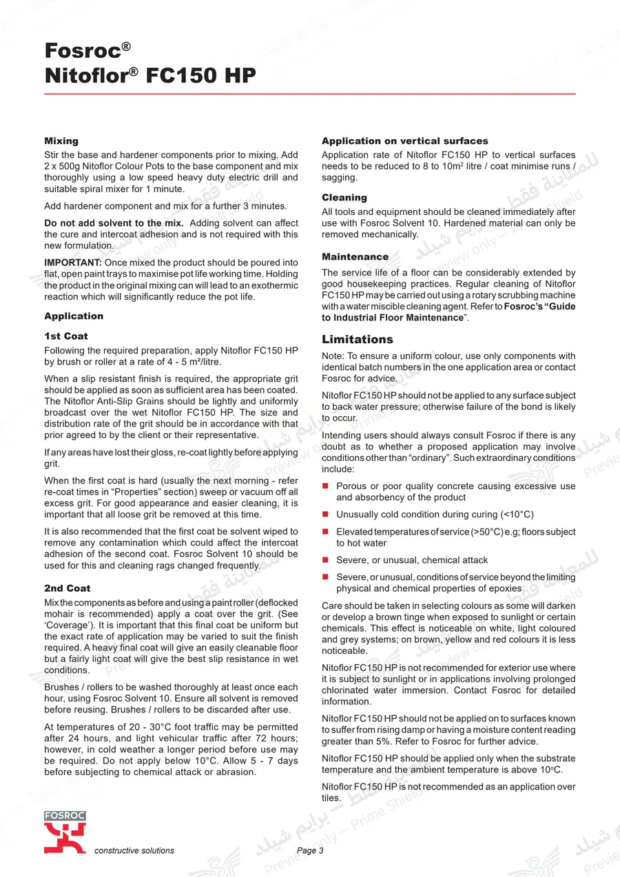 Page 14 of 15 — Nitoflor FC150 — Official sheet (EN)