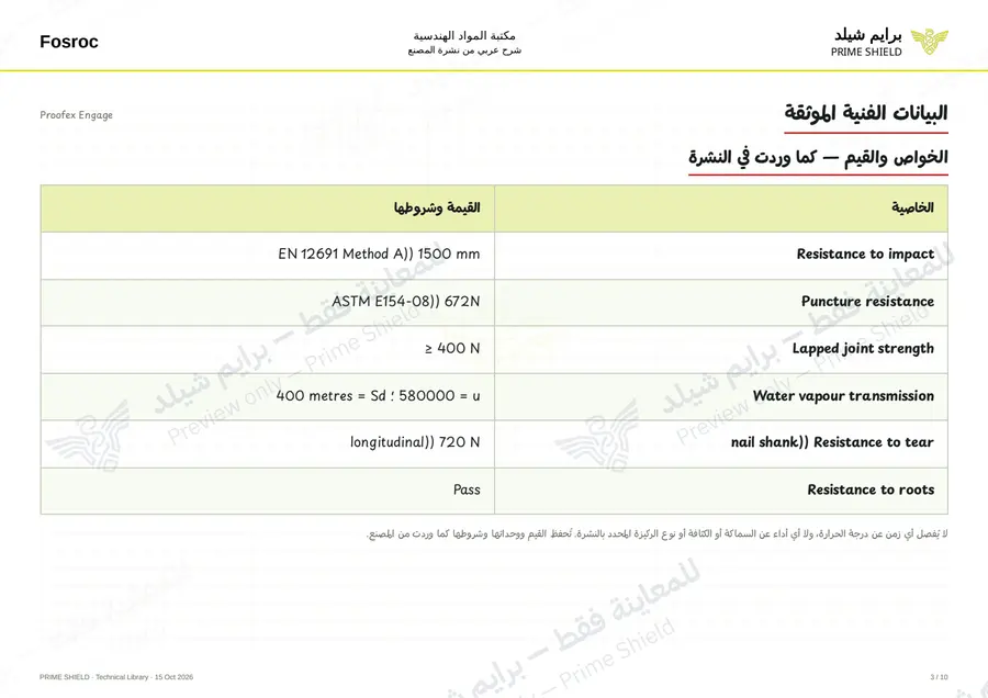 الصفحة 3 من 14 — Proofex Engage — الشرح العربي