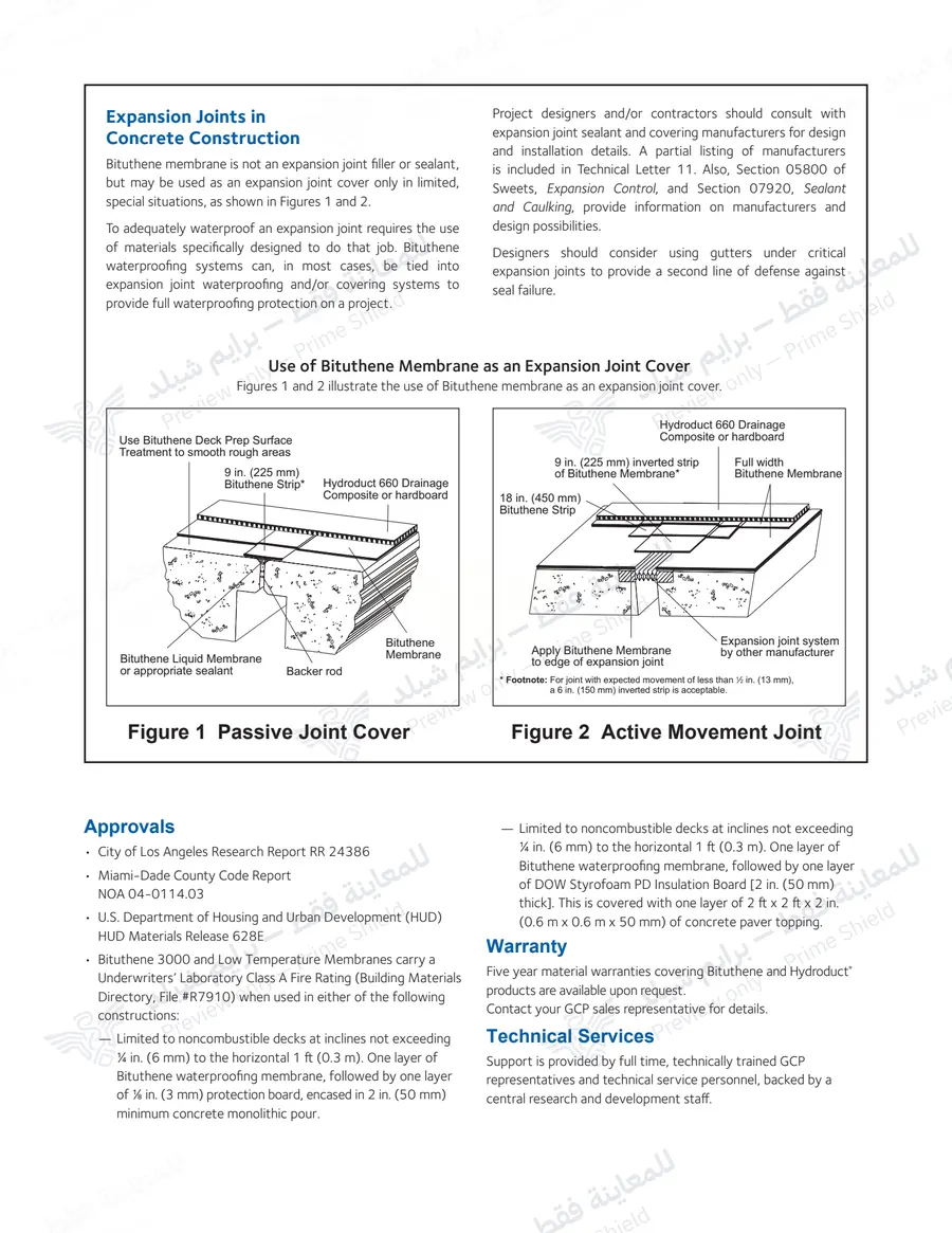 Page 13 of 14 — Bituthene 3000 — Official sheet (EN)