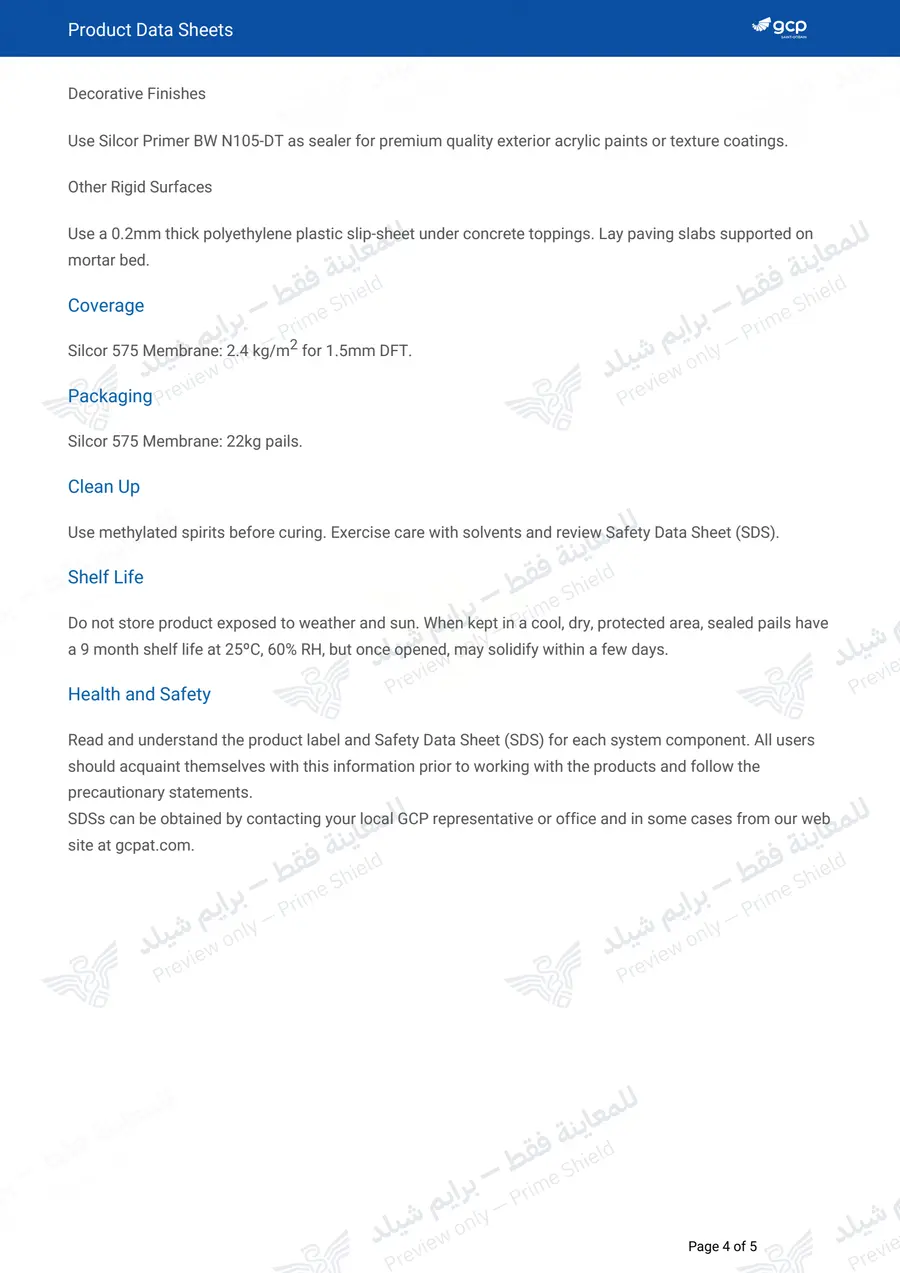Page 15 of 16 — Silcor 575 — Official sheet (EN)