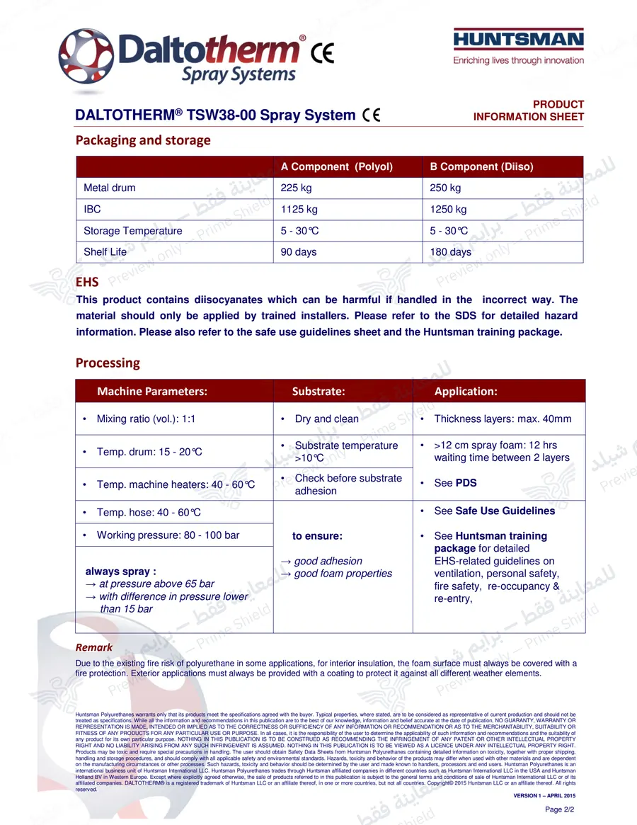 الصفحة 10 من 10 — Daltotherm TSW38-00 — النشرة الرسمية (EN)